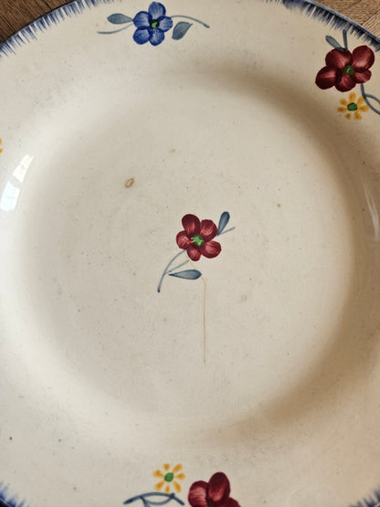 Assiettes plates Digoin, Mary-Lou