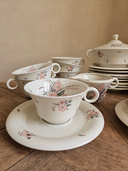 Service à thé Théodore Haviland, porcelaine de Limoges