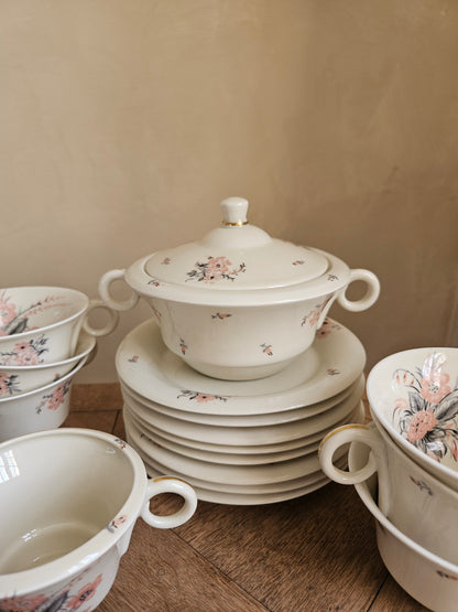 Service à thé Théodore Haviland, porcelaine de Limoges
