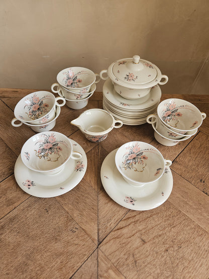 Service à thé Théodore Haviland, porcelaine de Limoges