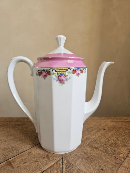 Théière, sucrier et pot à lait shabby chic