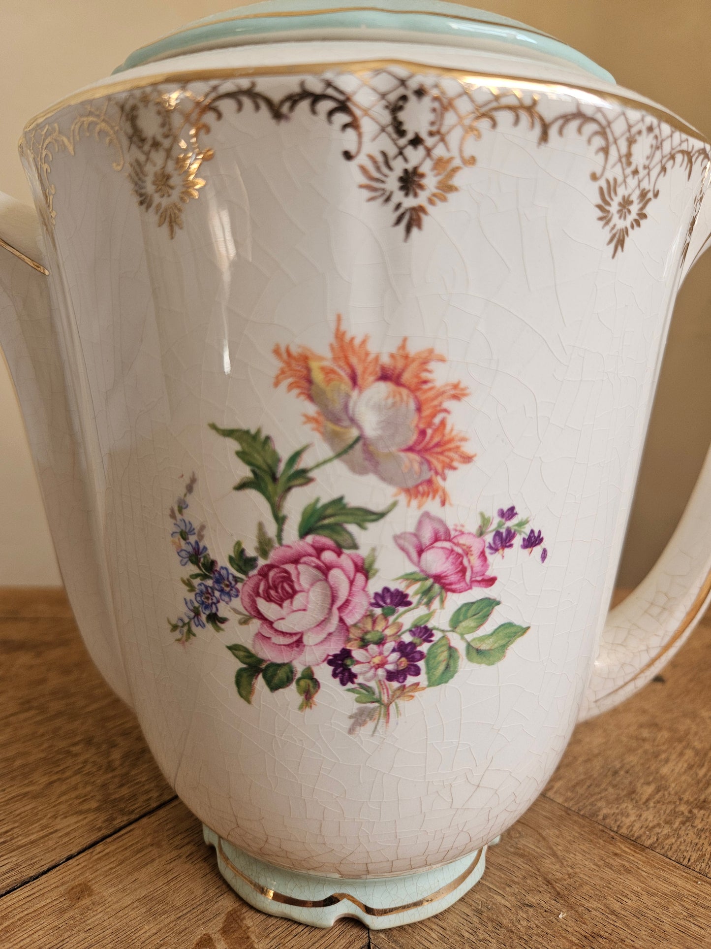 Théière shabby chic Ceranord St Amand