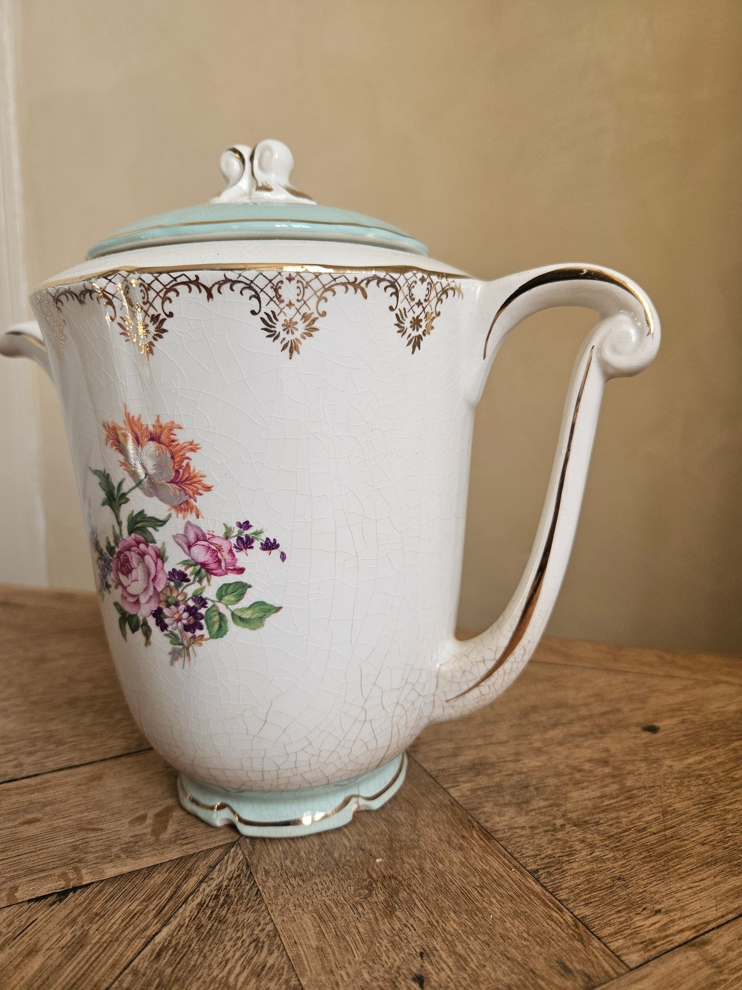 Théière shabby chic Ceranord St Amand