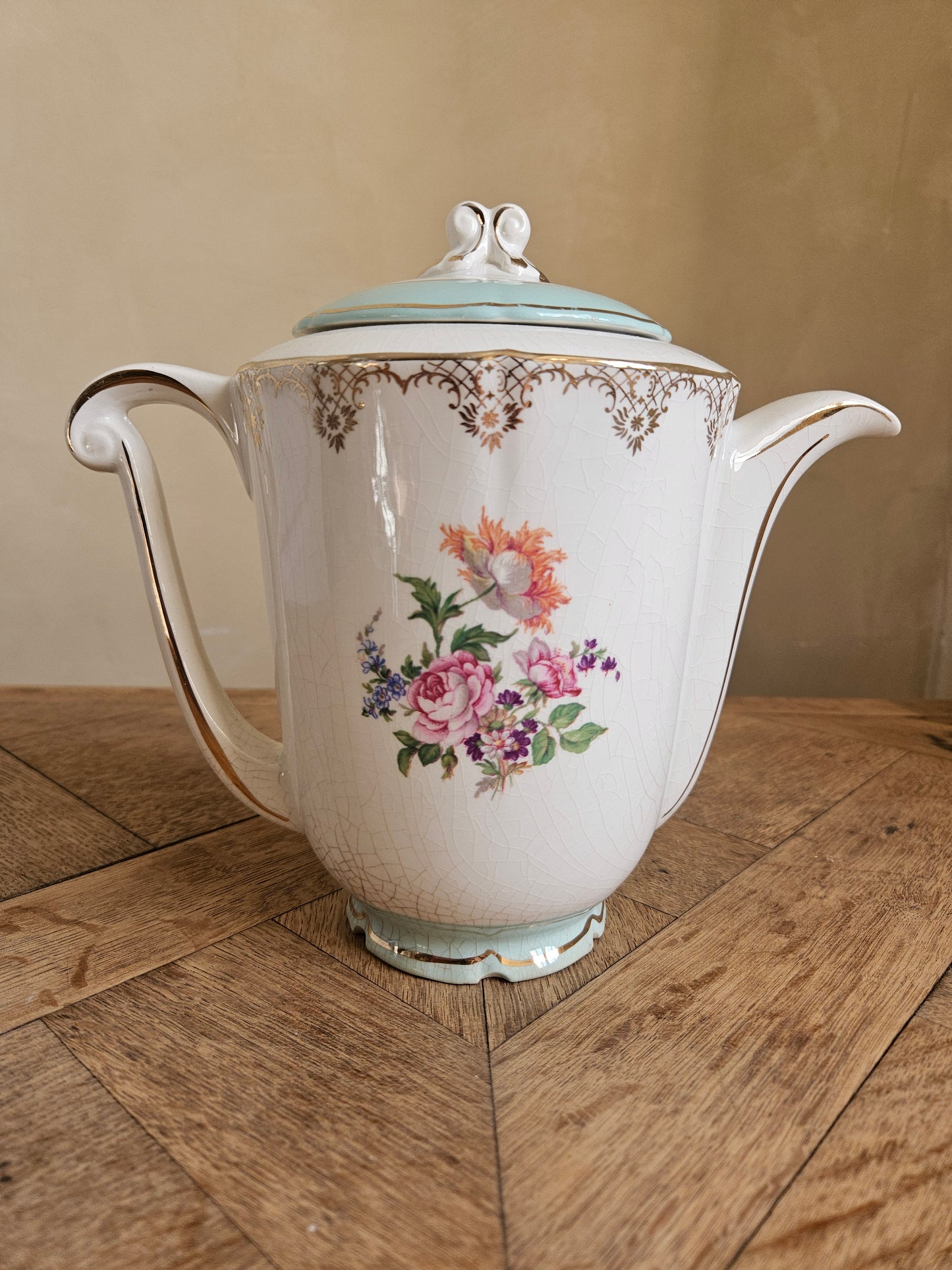 Théière shabby chic Ceranord St Amand