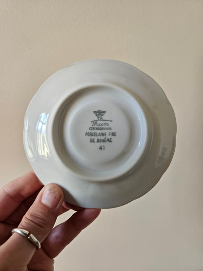 Service à café porcelaine de Bohême