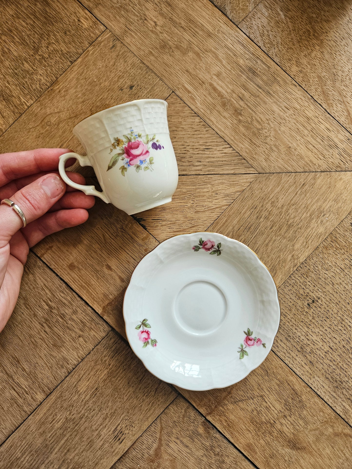 Service à café porcelaine de Bohême