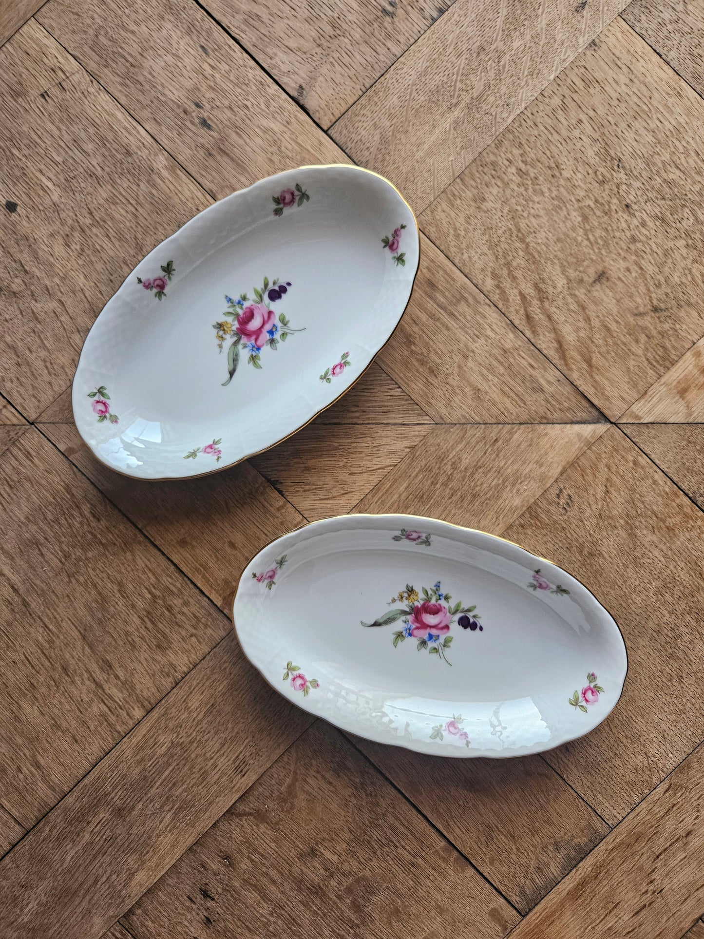 Raviers porcelaine de Bohême