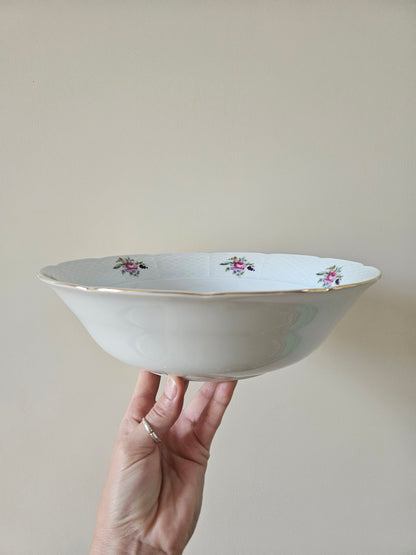 Saladier porcelaine de Bohême