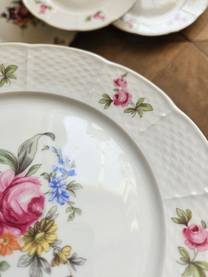 Assiettes à dessert porcelaine de Bohême