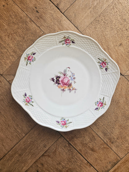 Plat à dessert porcelaine de Bohême