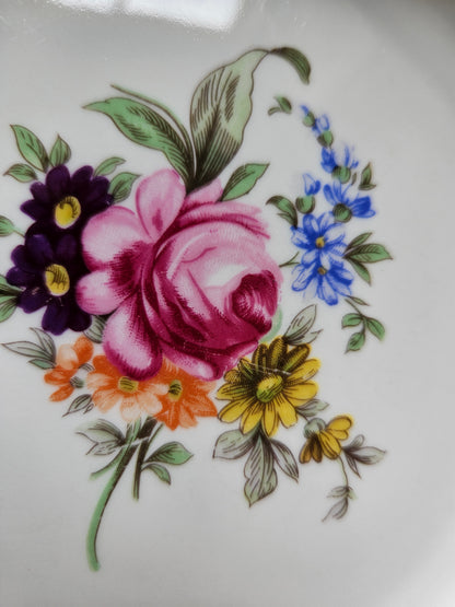Assiettes creuses porcelaine de Bohême