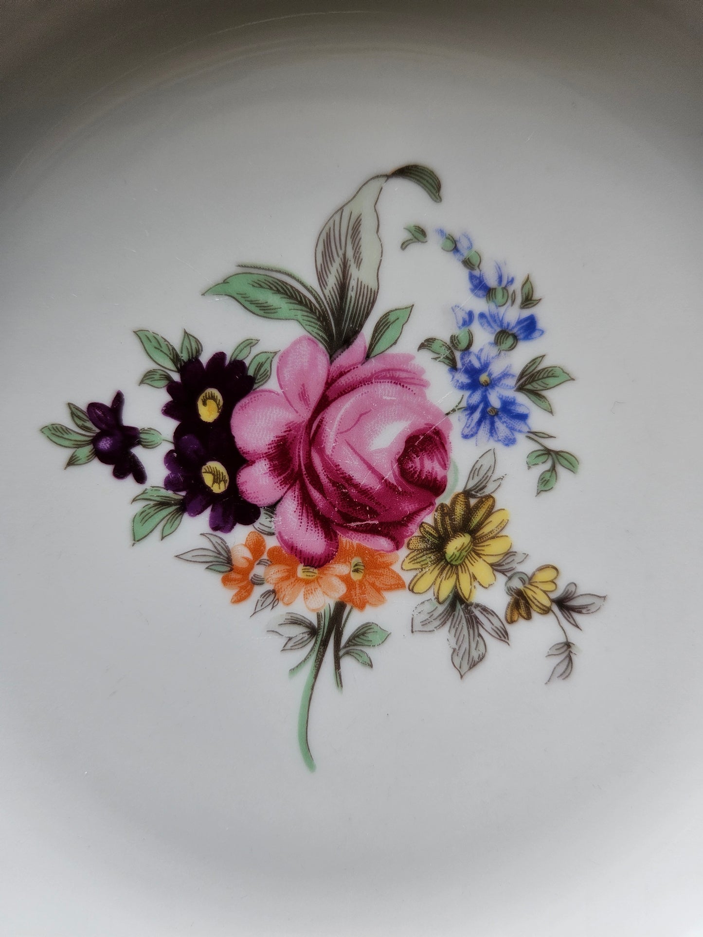 Assiettes creuses porcelaine de Bohême
