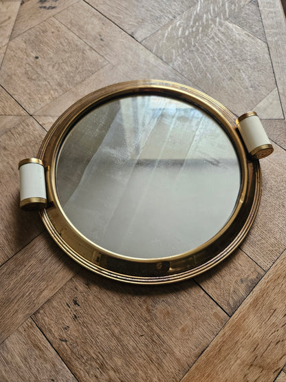 Plateau miroir apéritif Art Déco
