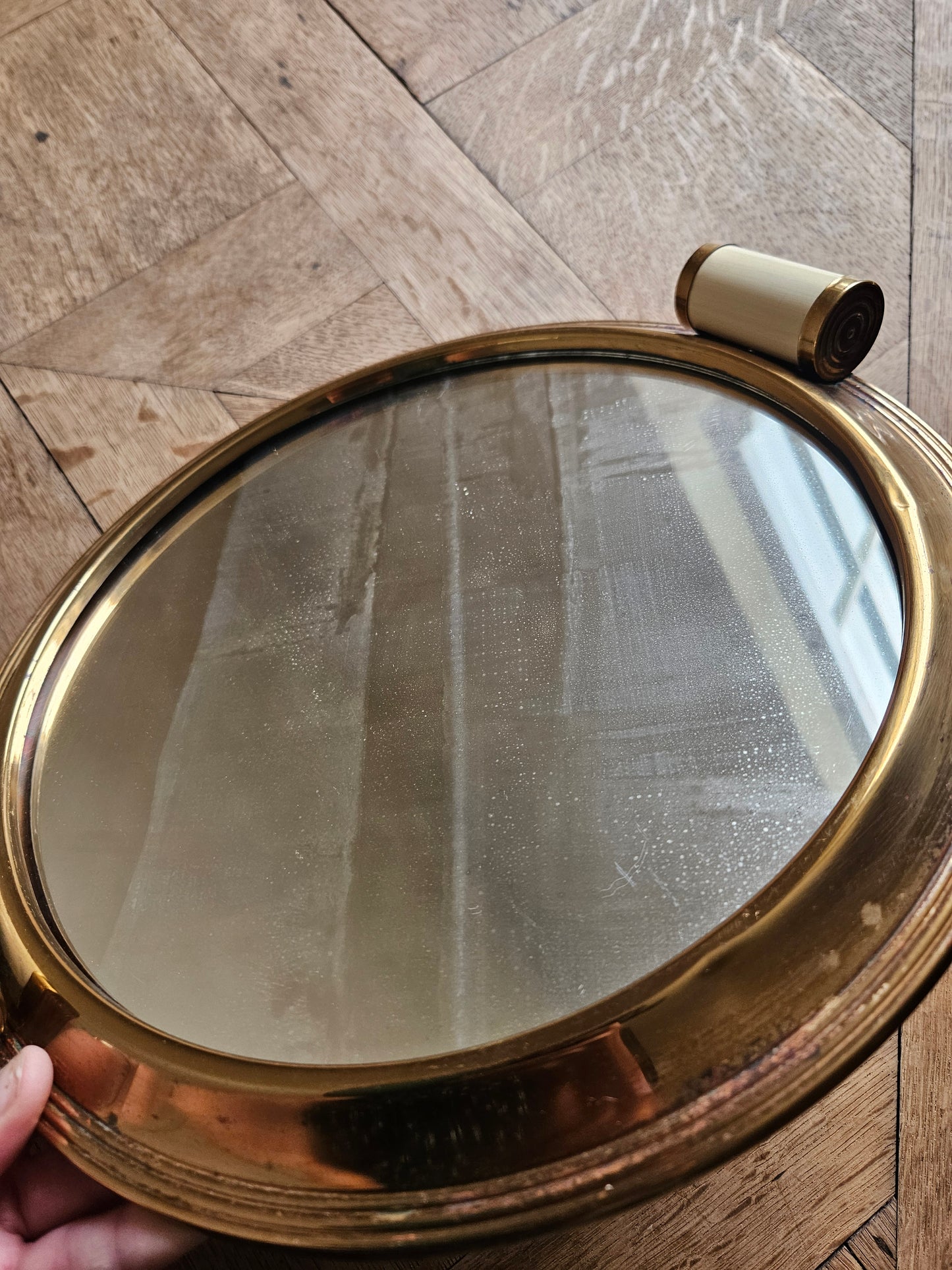 Plateau miroir apéritif Art Déco