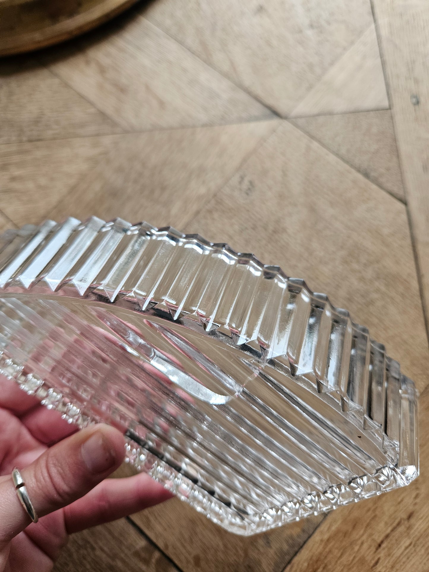 Plateau miroir apéritif Art Déco