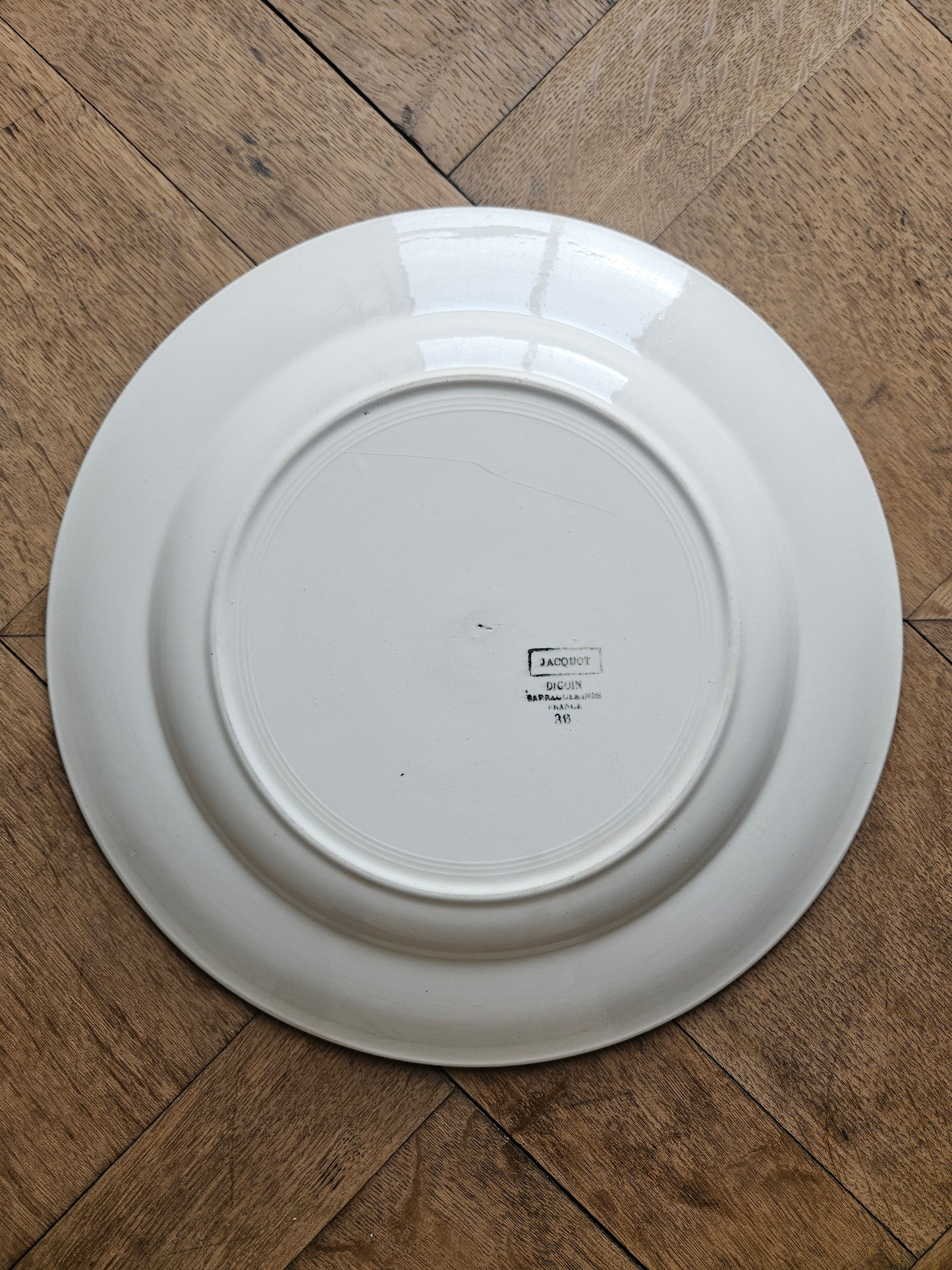 Plat rond Digoin, Jacquot