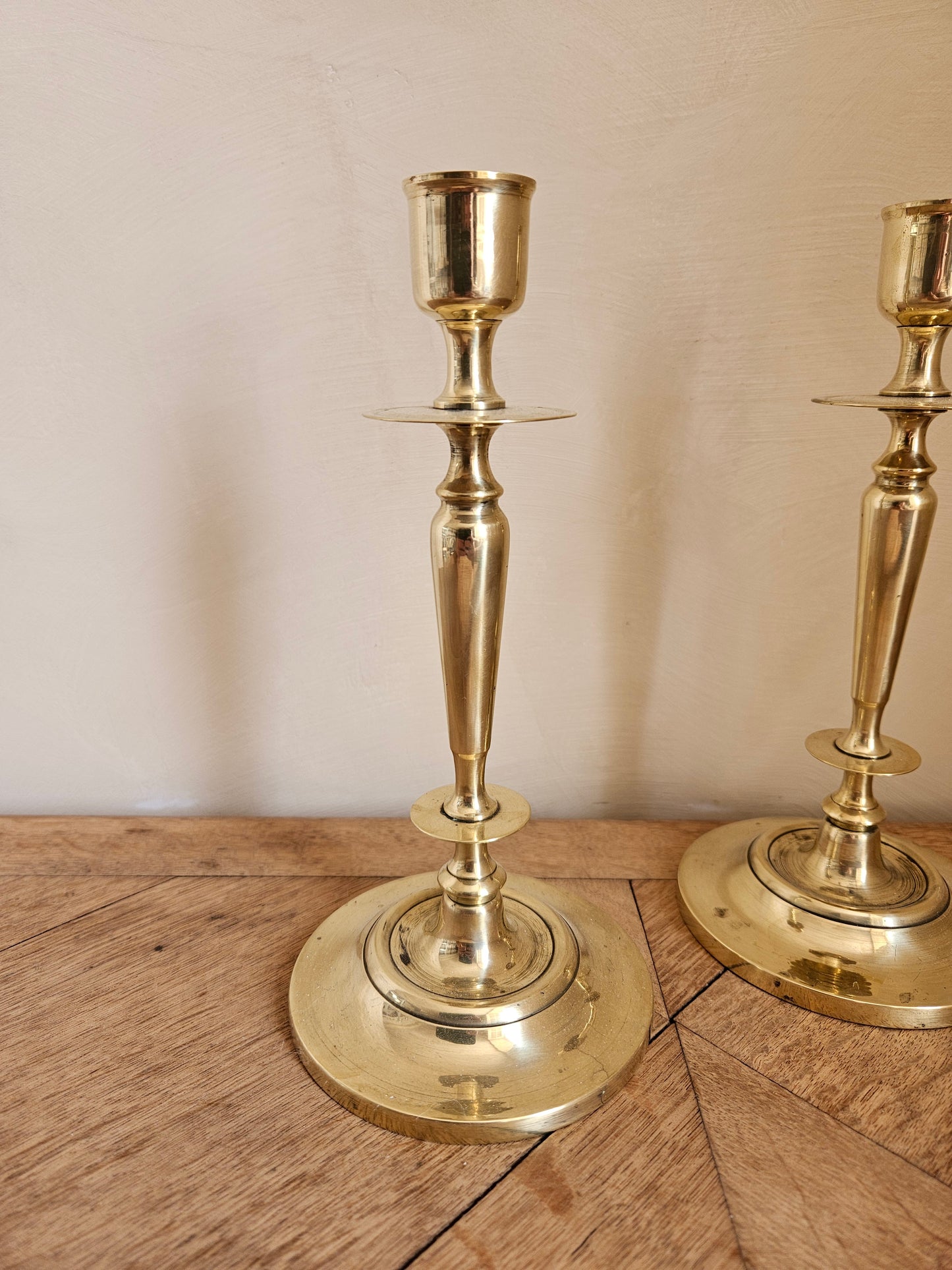 Bougeoirs en laiton