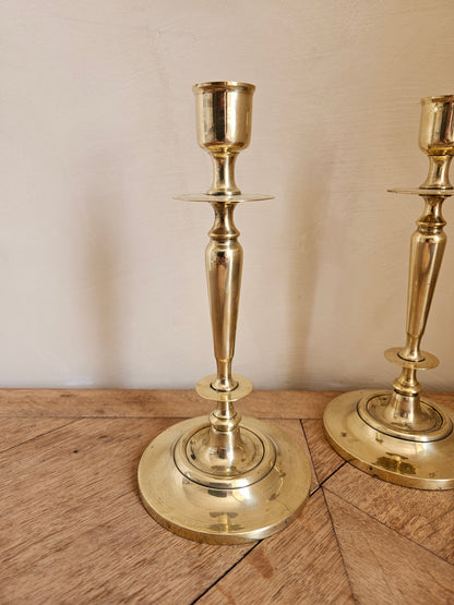 Bougeoirs en laiton