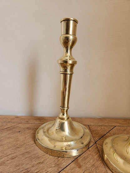 Bougeoirs en laiton