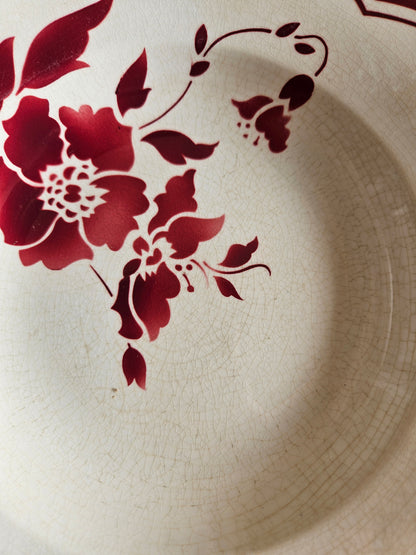 Assiettes creuses rétro 100% dépareillées