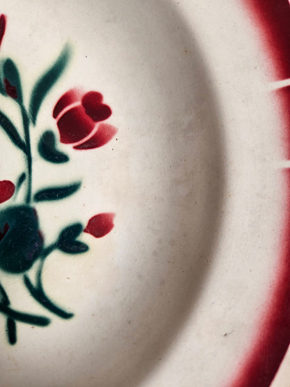 Assiettes creuses rétro 100% dépareillées