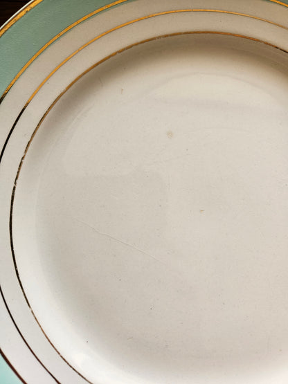 Assiettes plates dépareillées "Margaret"