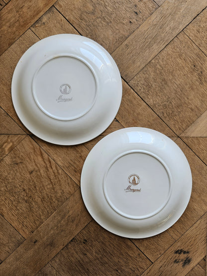 Assiettes plates dépareillées "Margaret"