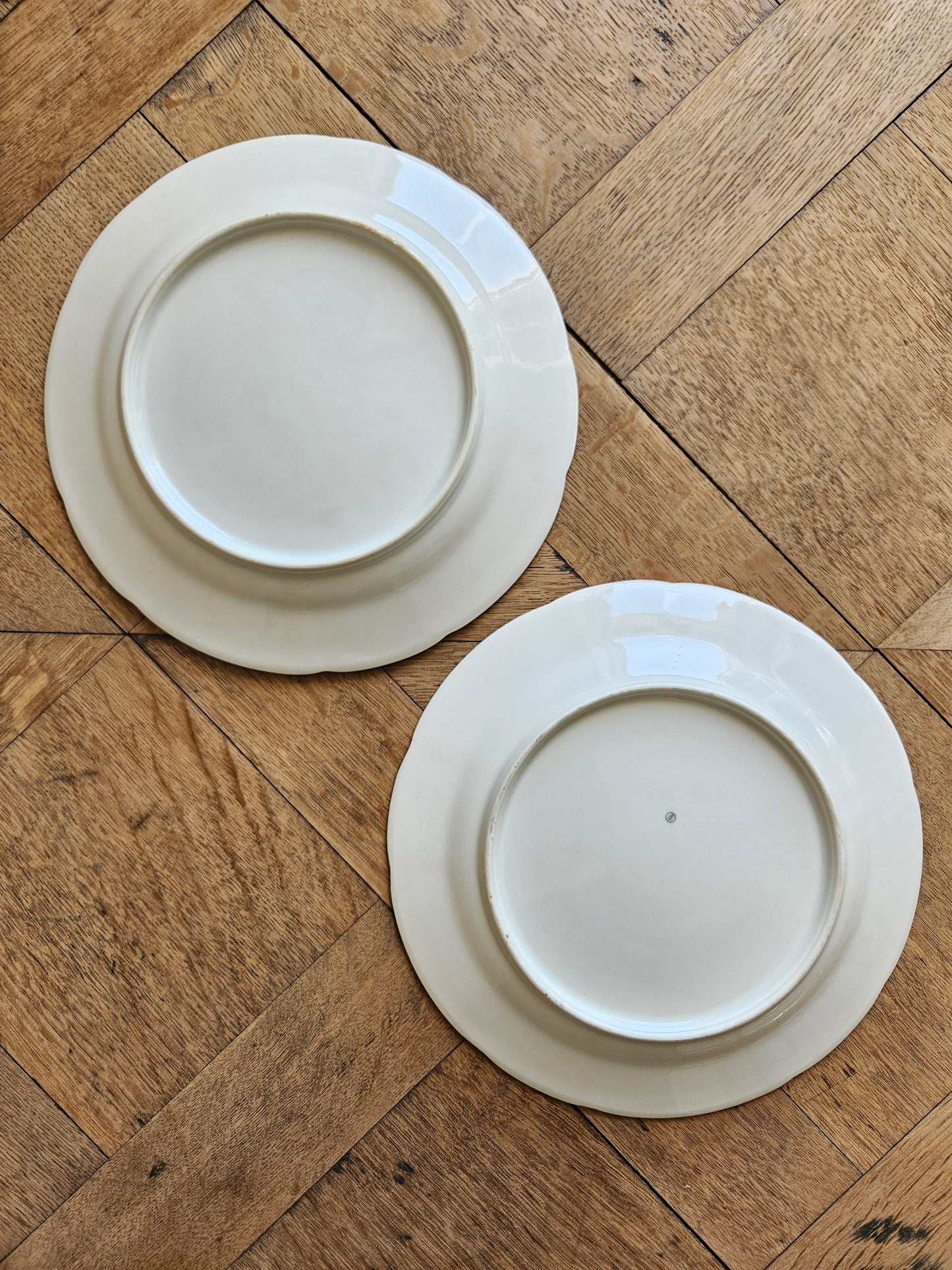 Assiettes plates dépareillées "Périgord"