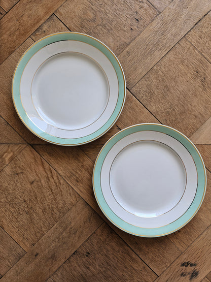 Assiettes plates dépareillées "Périgord"