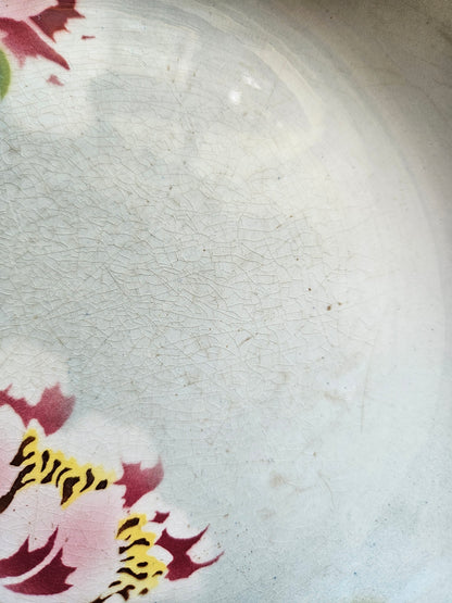Plat creux St Amand & Hamage, pivoines