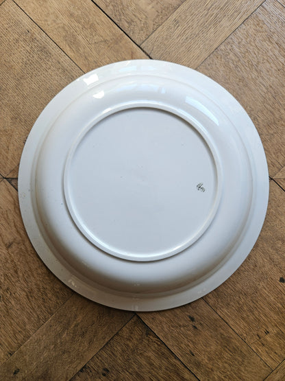 Plat creux Badonviller, rouge