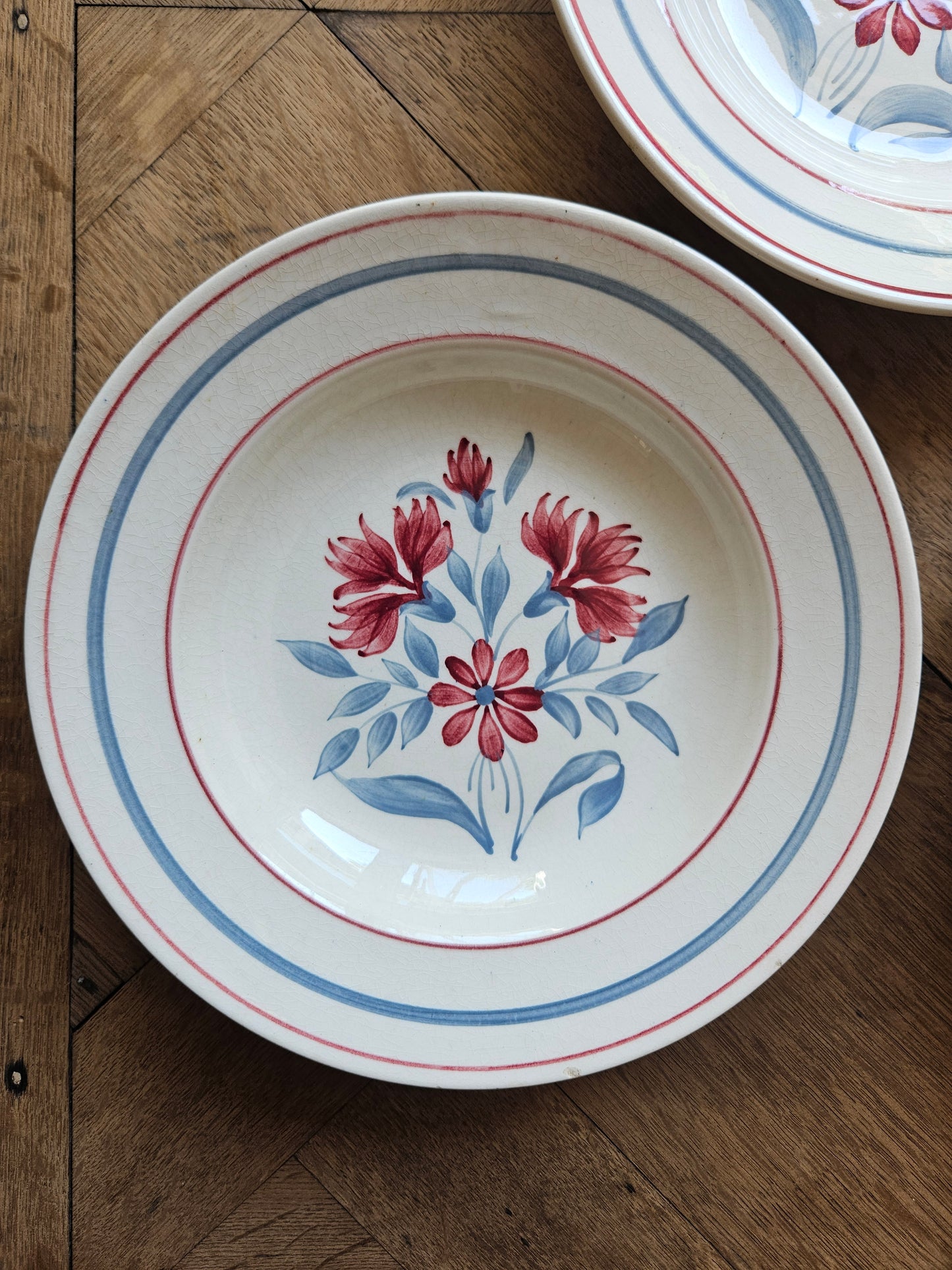 Assiettes creuses Lunéville, Herblay