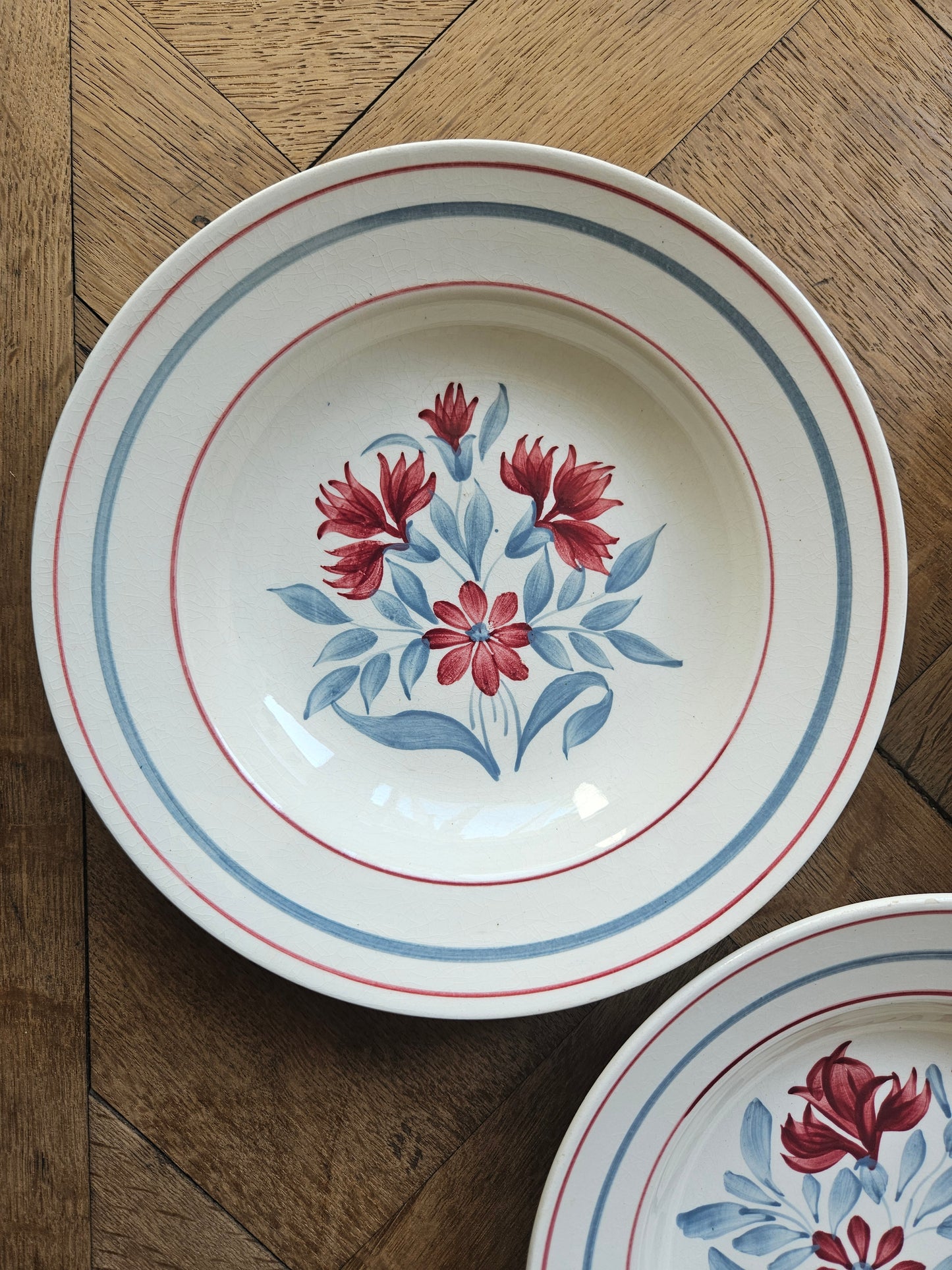 Assiettes creuses Lunéville, Herblay