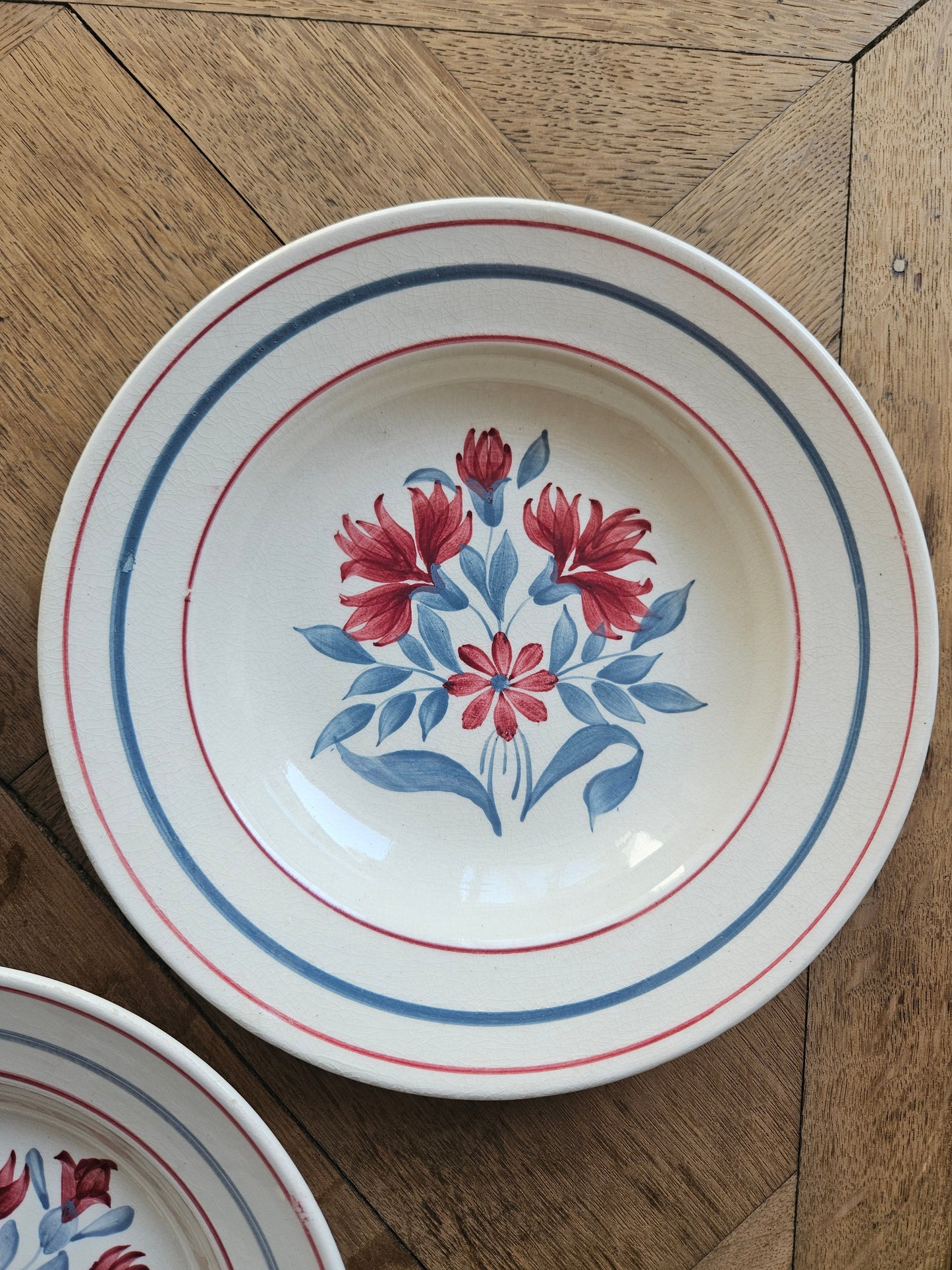 Assiettes creuses Lunéville, Herblay