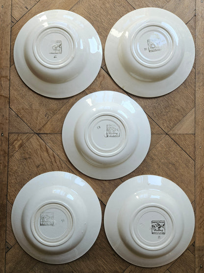 Assiettes creuses Lunéville, Herblay