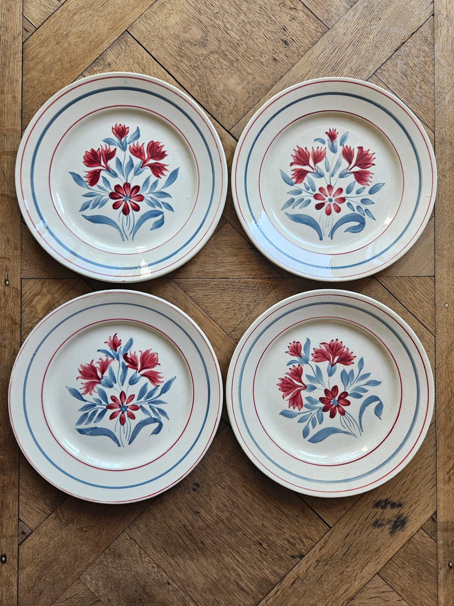 Assiettes plates Lunéville, Herblay