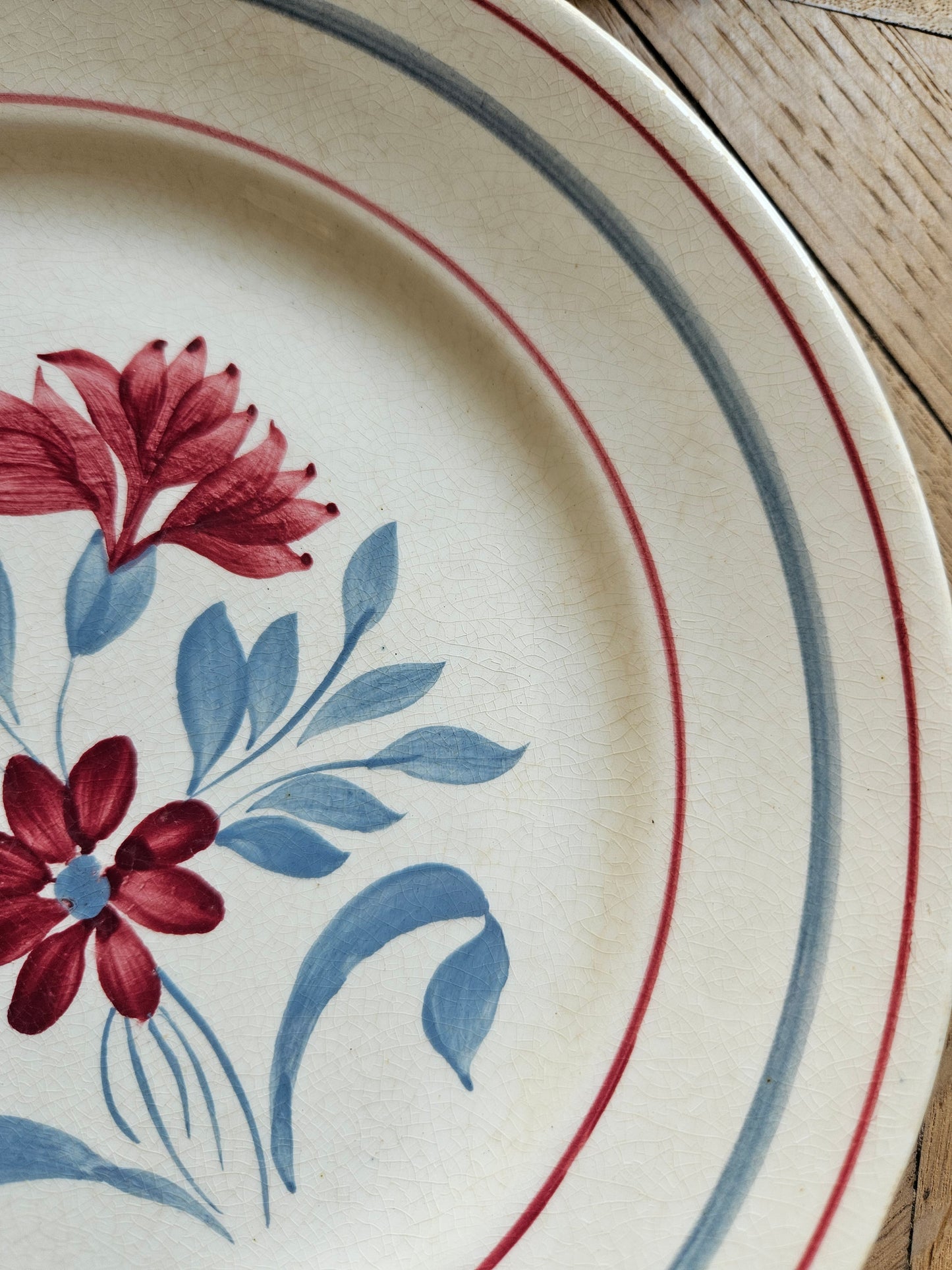 Assiettes plates Lunéville, Herblay