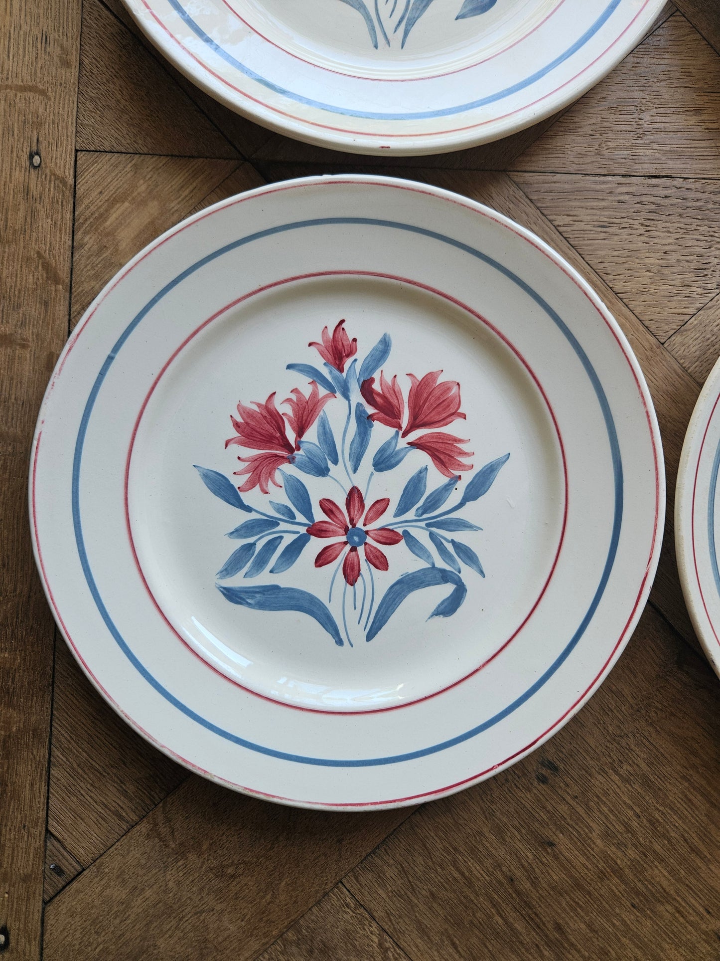 Assiettes plates Lunéville, Herblay