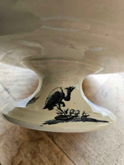 Assiette sur pied K&G Lunéville