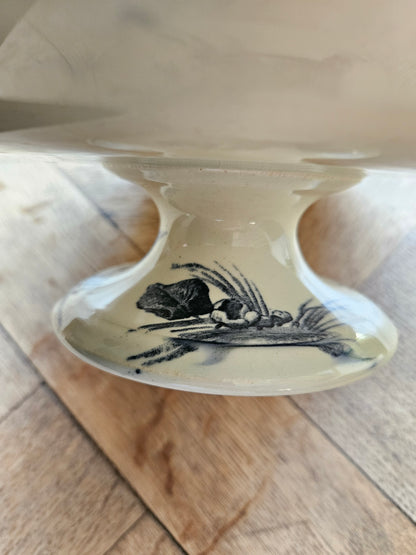 Assiette sur pied K&G Lunéville