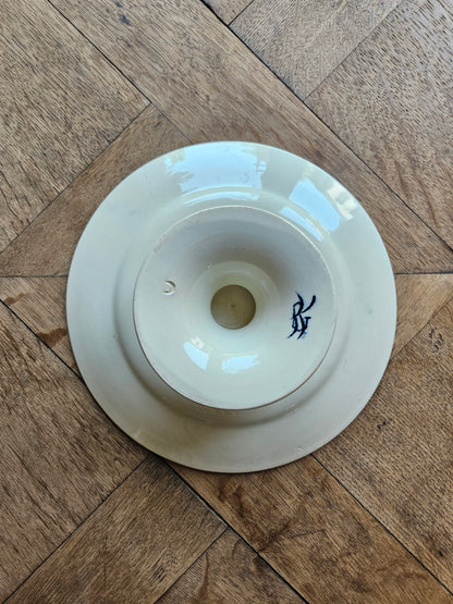 Assiette sur pied K&G Lunéville