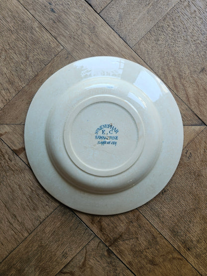 Assiette creuse Samaritaine, Nenuphar
