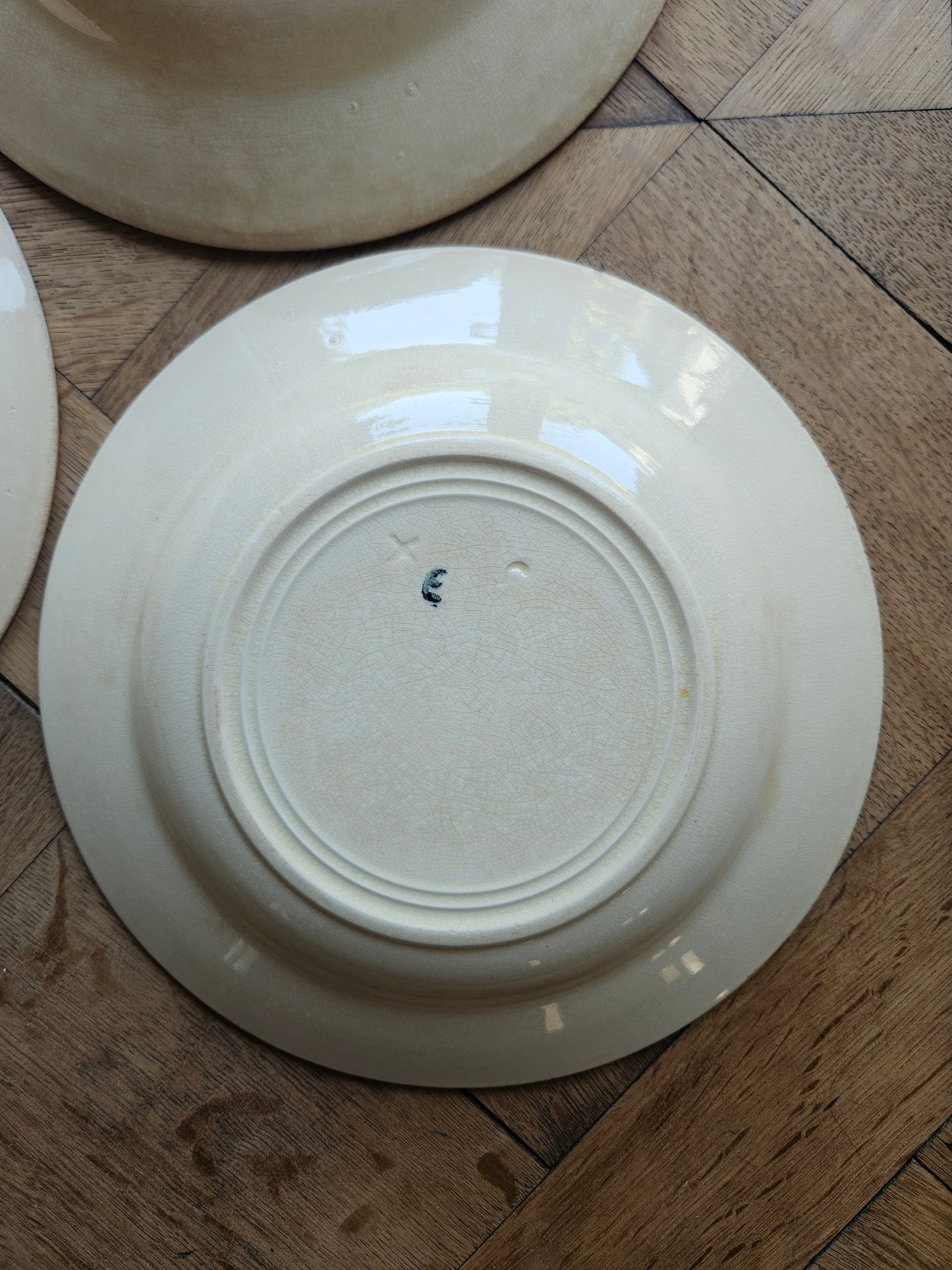 Assiettes creuses Onnaing, Églantines