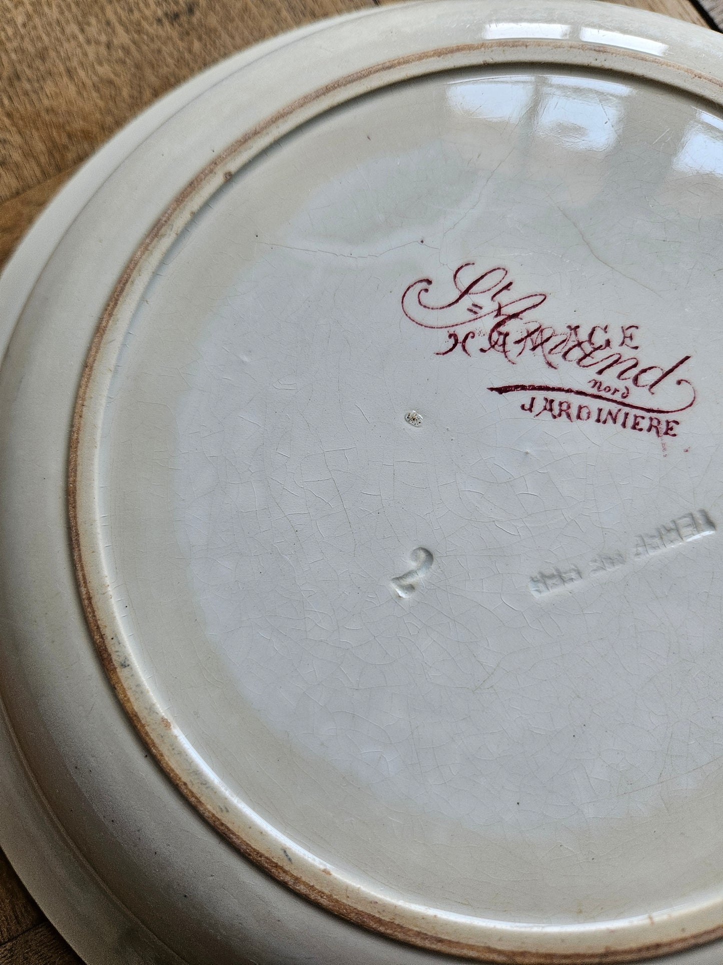 Plat creux St Amand, Jardinière