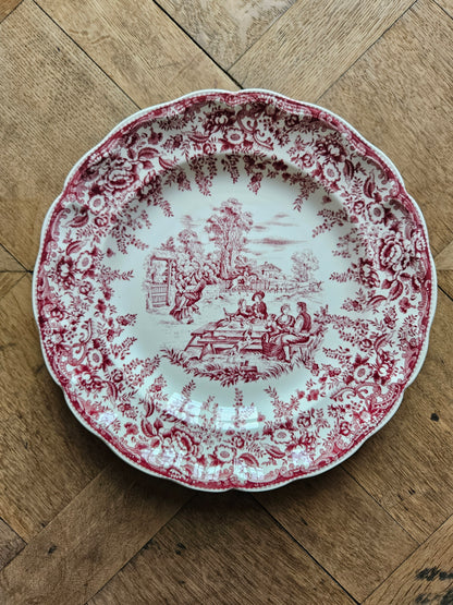 Plat rond K&G Lunéville, champêtre