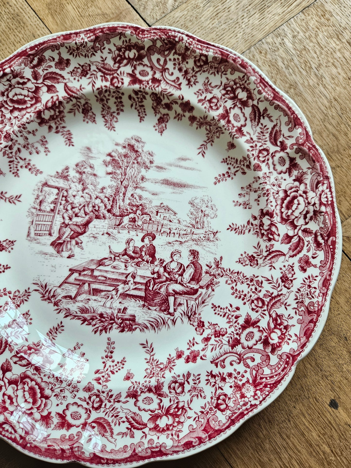 Plat rond K&G Lunéville, champêtre