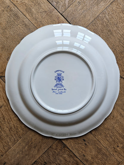 Plat rond K&G Lunéville, champêtre
