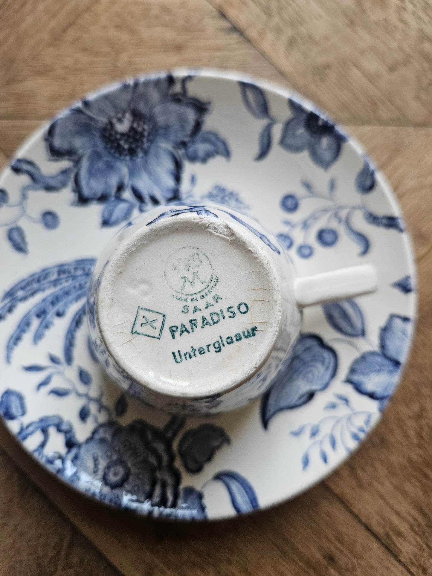 Tasse et sous-tasse Villeroy et Boch, Paradiso