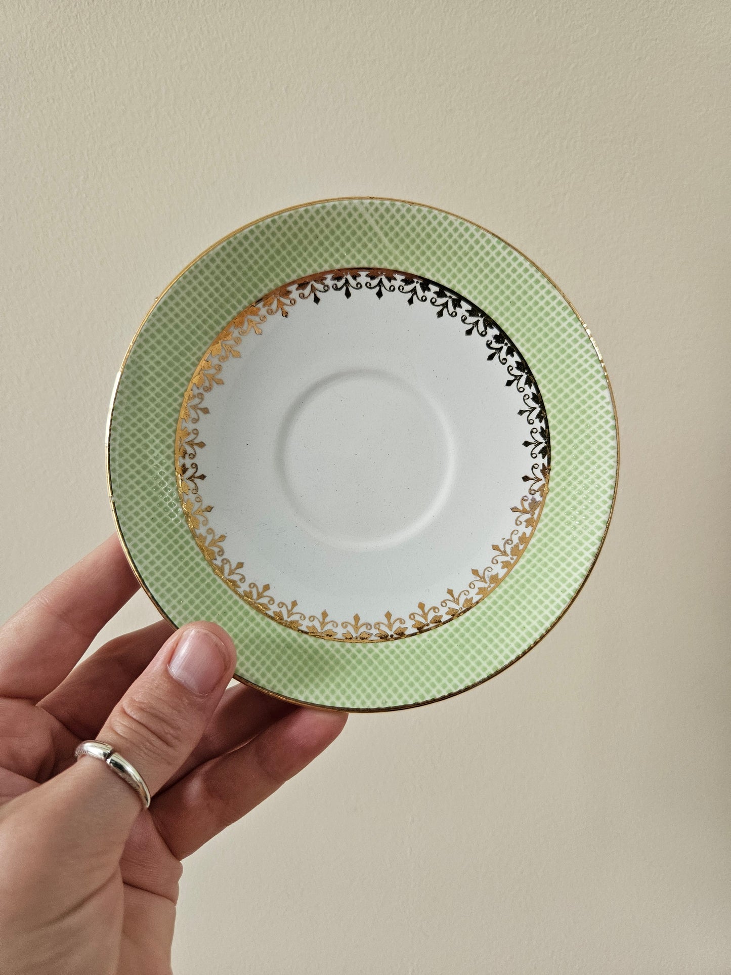 Tasses St Amand, vert pomme