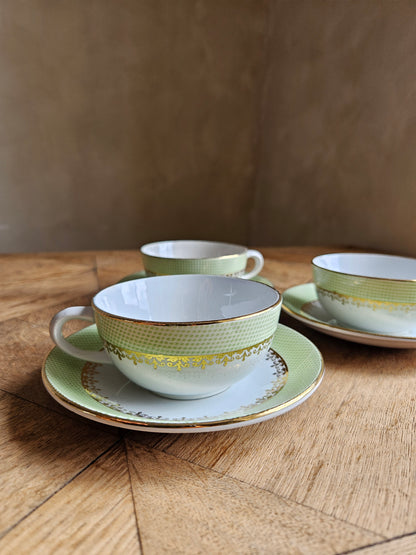 Tasses St Amand, vert pomme
